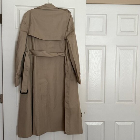 Aritzia Babaton Marcona Beige New The Finch Trench Coat S - Picture 5 of 7